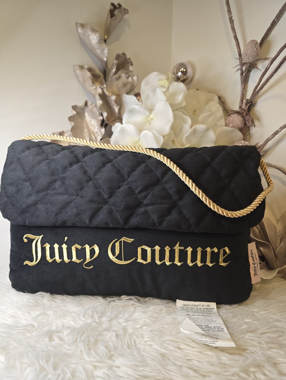 Juicy Couture purse pillow brand new